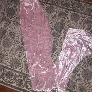 Velvet comfy pants